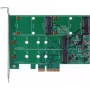 EXSYS EX-3649 mSATA/M.2 RAID-Controller, PCIe x2, RAID 0/1/JBOD, ASM1062R