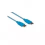 EXSYS EX-K1610-1 USB 3.2 Gen 1 Kabel, USB-A Stecker auf USB-A Stecker, 1 m, Blau