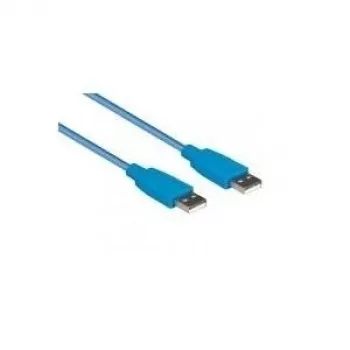 EXSYS EX-K1610-3 USB 3.2 Gen 1 Kabel, USB-A Stecker zu USB-A Stecker, 3 m, Blau