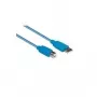 EXSYS EX-K1620-1 USB 3.2 Gen 1 Kabel, USB-A auf USB-B, 1 m, Blau