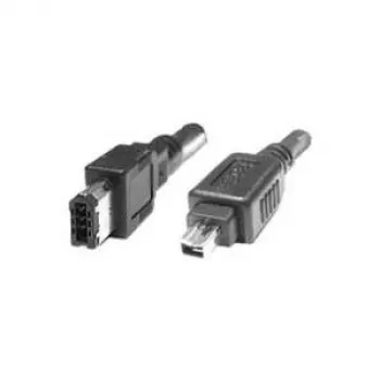 EXSYS FireWire 400 Kabel 6-Pin auf 4-Pin, 1,5 m, Schwarz EX-K6811