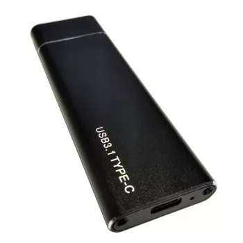 EXTRA DIGITAL M.2 SSD Gehäuse USB 3.1 Gen 2 – Space Grey