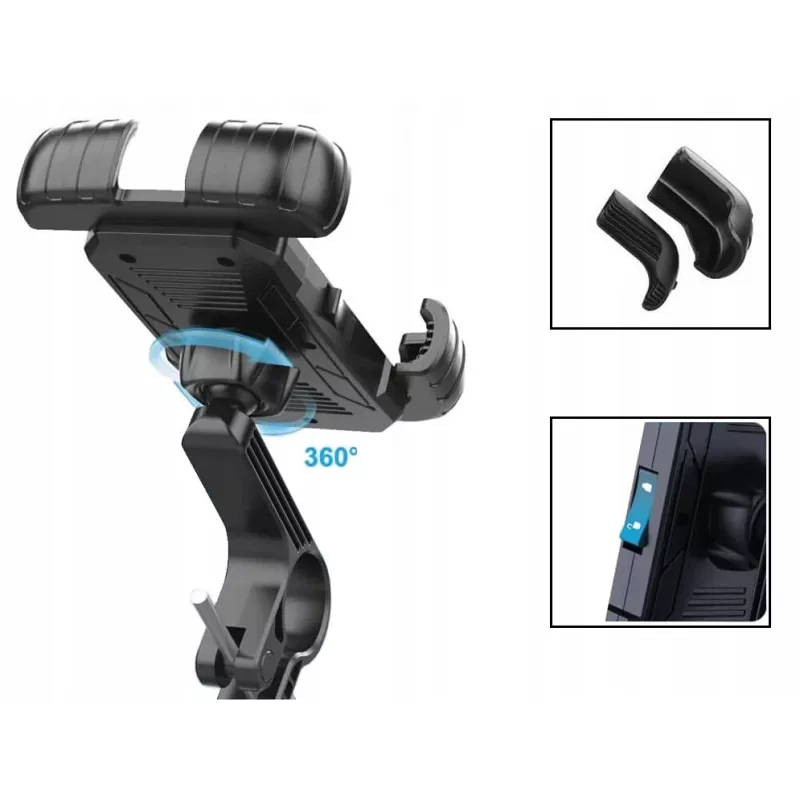 Extralink Anti-Shock Fahrradhalterung für Smartphone am Lenker - Schwarz