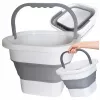 EXTRALINK Black Forest Collapsible Silicone Bucket Portable Camping Bucket 17L