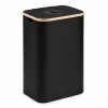 EXTRALINK Black Forest Mehrwegflaschen-Sammelkorb, faltbar, 100L, Schwarz