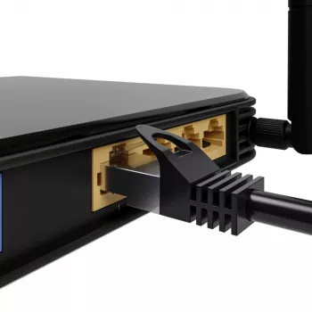 Extralink Cat.5e FTP LAN Patchkabel 10m, Kupfer Netzwerk Twisted Pair