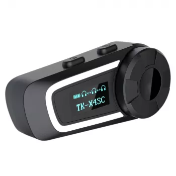 Extralink Motorrad-Intercom für 6 Fahrer, Bluetooth 5.1, polnische Sprachausgabe, Geräuschunterdrückung