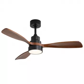 Extralink Walnut Dark 48 Smart WiFi Deckenventilator, Dark Walnut, 122 cm, App-Steuerung