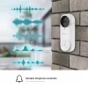 EZVIZ CSDB25MP (DB2) Akku-Video-Türklingel-Set mit Gong, 5 MP 2K+, WLAN, 176° Sichtfeld, IP65, 5200 mAh