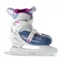 Fila J-ONE G ICE HR Kinder-Eiskunstlaufschuhe, verstellbar - EU 31-35, Weiß/Hellblau