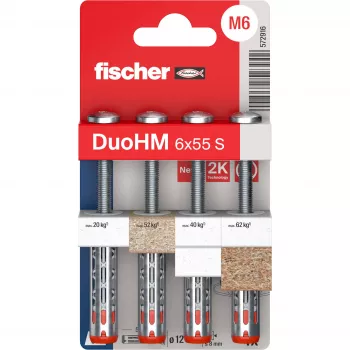 Fischer DuoHM 6x55 S PH TX Hohlraumdübel 55 mm 4 Stück 572916
