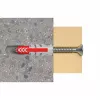 fischer DUOPOWER 6x30 Universal-Dübel BigBox, Hellgrau/Rot, 950 Stück, wiederverschließbare Box 570548