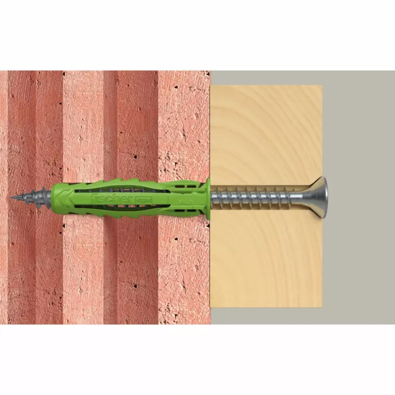 Fischer SX Plus Green 8x40 S K Spreizdübel mit Schraube, 10 Stück (567864)