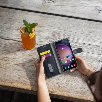 Fixed Opus Book Case für Samsung Galaxy A37 5G, Kunstleder, Schwarz
