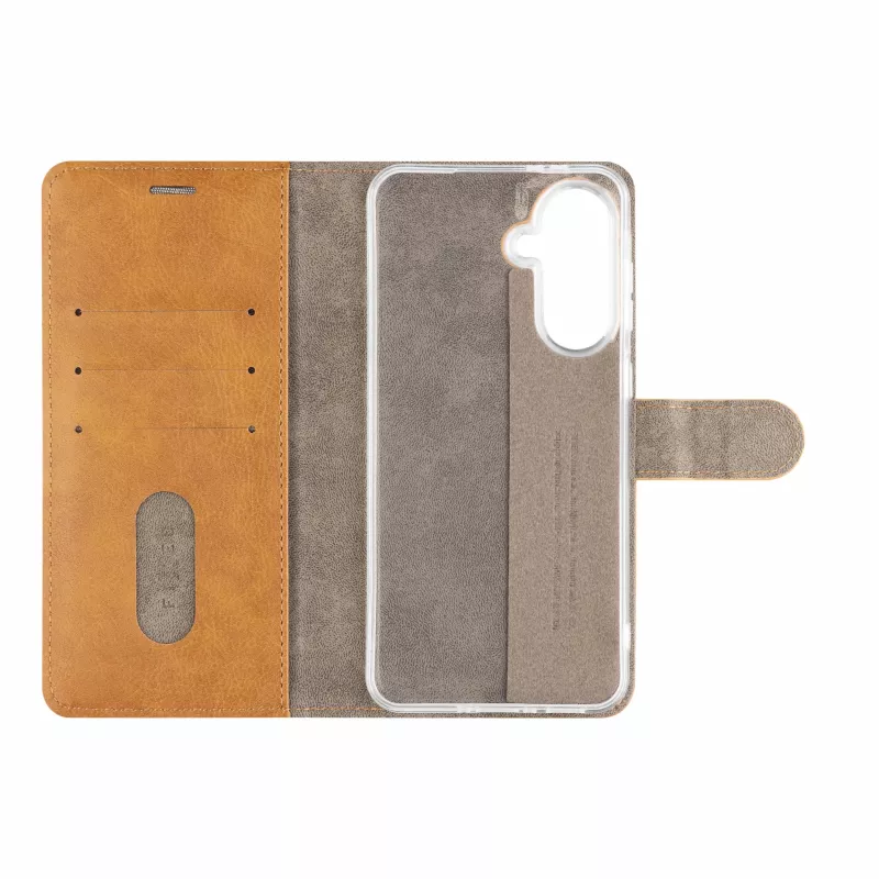 Fixed Opus Book Case für Samsung Galaxy A37 5G, Kunstleder, Braun
