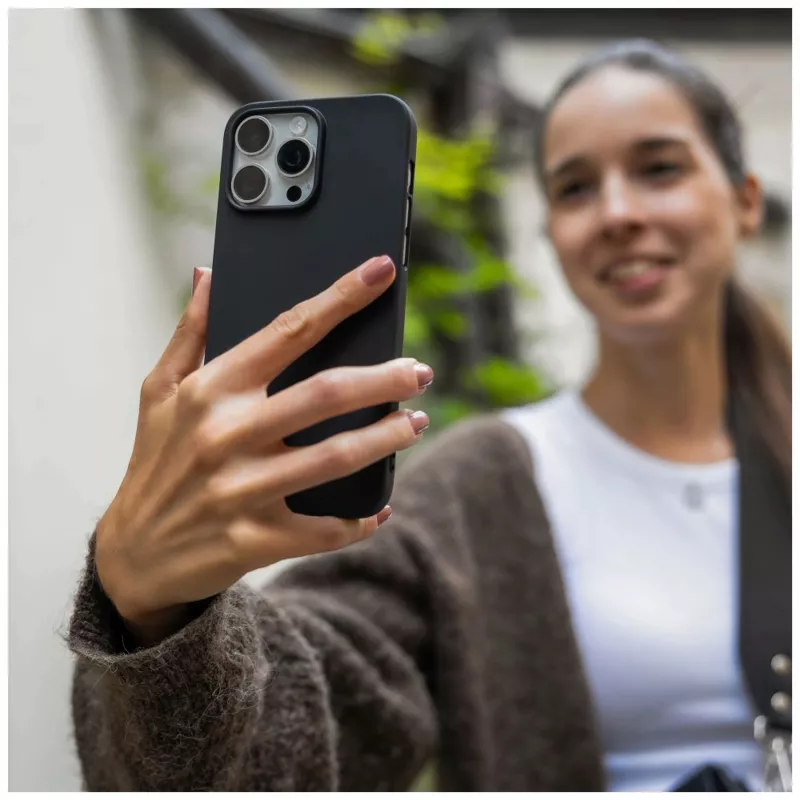 Fixed Story Rückabdeckung für Xiaomi Redmi Note 15 Pro 4G, gummiert, Schwarz
