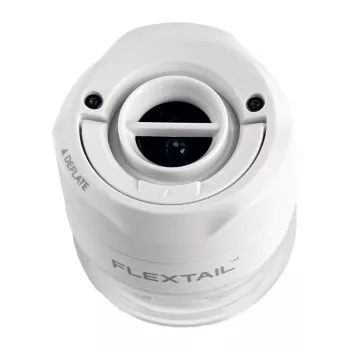 FLEXTAIL Tiny Pump 3X tragbare elektrische Pumpe, LED-Taschenlampe, USB-C, Weiß