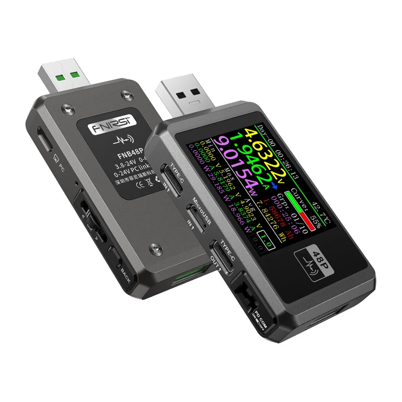 FNIRSI FNB48P USB-Port-Tester Schwarz