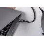 Forcell F-Energy Cafule USB-C auf USB-C Kabel 0,5 m 240 W 5A PD QC 4.0 Geflochten Schwarz