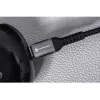 Forcell F-Energy Cafule USB-C auf USB-C Kabel 2 m 240 W PD 5A QC 4.0 Geflochten Schwarz