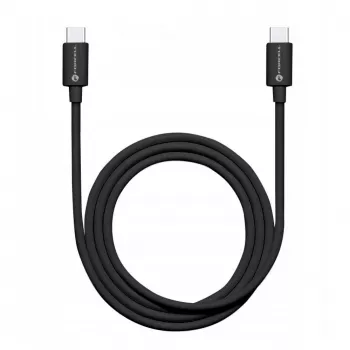 Forcell USB-C auf USB-C Kabel F-Energy QC PD Tube 1m C293 Schwarz