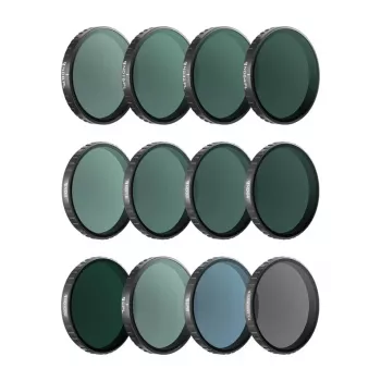 Freewell Filter Set für OSMO Action 6 – Mega Kit – 12-teiliges Paket