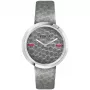 FURLA Giada Damen Quarzuhr R4251110501 34mm silbernes Zifferblatt rosa Lederarmband