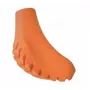 Gabel Walking Pad XXL Gummipads für Nordic-Walking-Stöcke, Größe M, Orange