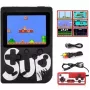 GameBox R2 8-Bit tragbare Retro-Spielkonsole mit 400 Spielen, 3-Zoll-LCD, 1 Controller, TV-RCA-Kabel, Schwarz