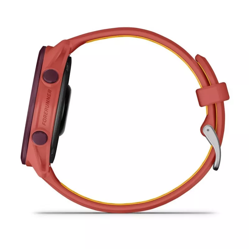 Garmin Forerunner 170 Music GPS-Laufuhr, Rot-Pink mit Armband in Rot-Pink/Mango