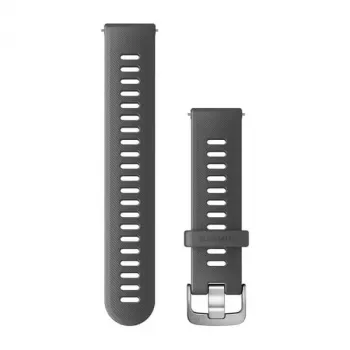 Garmin Quick Release Silikon Armband 20mm - Grau (010-11251-9S) für Venu, Forerunner 245/55/645
