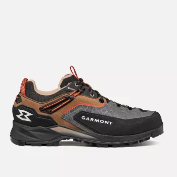 Garmont Akron GTX Via Ferrata Boots - Dach Brown/Tango Red
