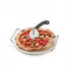 GEFU Darioso Pizzaschneider + Pizzastein mit rundem Ständer-Set