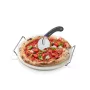 GEFU Darioso Pizzaschneider + Pizzastein mit rundem Ständer-Set