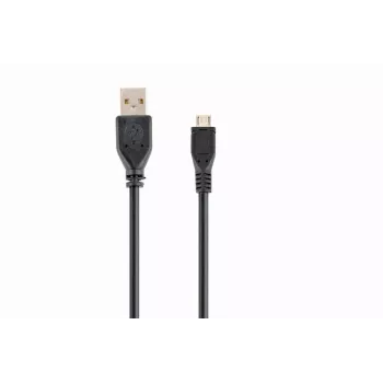 Gembird USB 2.0 Kabel Micro-USB AM-MBM5P 0,3m Schwarz