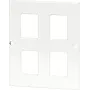 GETFORT RJ45-Montageplatte für Multimediaschränke, GF-S4RJ45