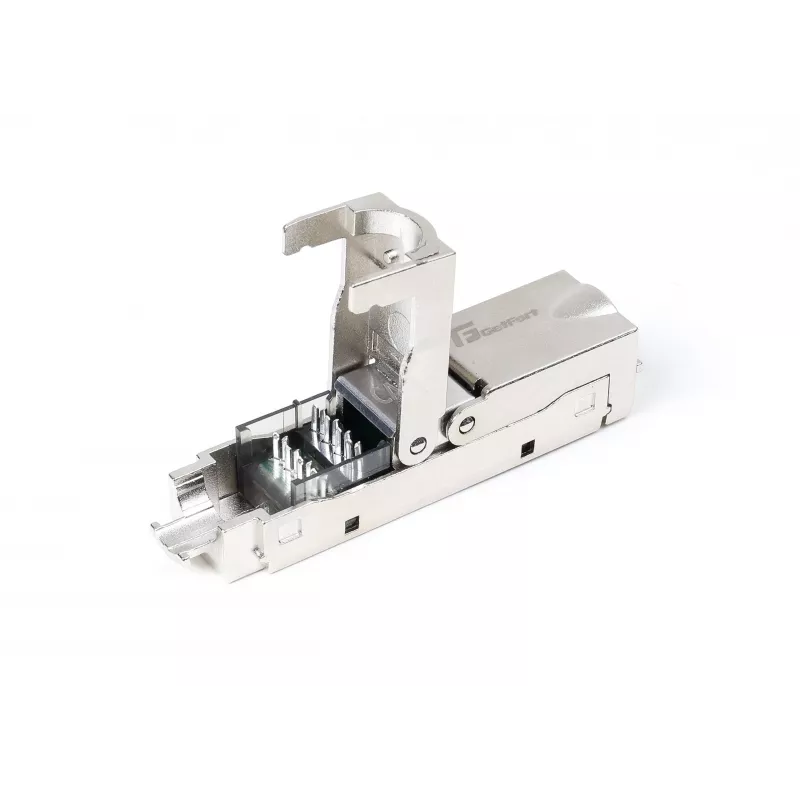 GETFORT 58459 Cat.6 UTP Tool-less RJ45 Keystone Jack, Weiß