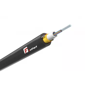 GETFORT ARAMID 12J 12-Faser OS2 Singlemode Indoor/Outdoor Verteilerkabel, 1m, LSZH, Gelb