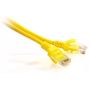 GETFORT Cat.5e UTP Patchkabel 5m Gelb RJ45 Gigabit Ethernet