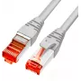 GETFORT Cat.6A S/FTP LSOH Patchkabel 0,25 m Grau
