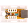 GETFORT GF-1G6FTP Geschirmte Aufputz-RJ45-Buchse Cat.6, 1-Port, Weiß