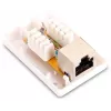 GETFORT GF-1G6FTP Geschirmte Aufputz-RJ45-Buchse Cat.6, 1-Port, Weiß