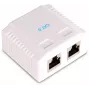 GETFORT GF-2G6UTP Aufputz-2-Port-RJ45-Cat.6-UTP-Netzwerkdose, Weiß