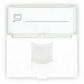 GETFORT GF-2MOD-1G 2-Modul RJ45 Datenmodul 45x45mm Cat.6 UTP Weiß