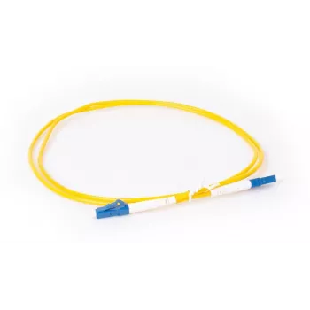 GETFORT GF-LULUS5 Singlemode LC/UPC auf LC/UPC Simplex Glasfaser-Patchkabel, 5m, 9/125µm, Gelb