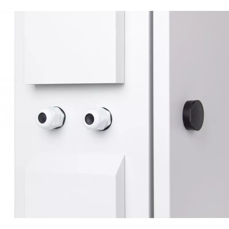 Getfort HGF-40/35/60 hermetisches Mast-/Wandgehäuse 400x350x600 mm mit DIN-Schiene, Grau