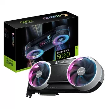 Gigabyte AORUS GeForce RTX 5080 INFINITY 16G Grafikkarte, 16 GB GDDR7, PCIe 5.0, DLSS 4, RGB Fusion