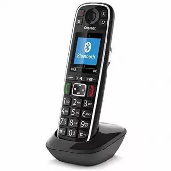 Gigaset E720HX Schnurloses DECT-Zusatz Mobilteil mit Rufnummernanzeige, Schwarz
