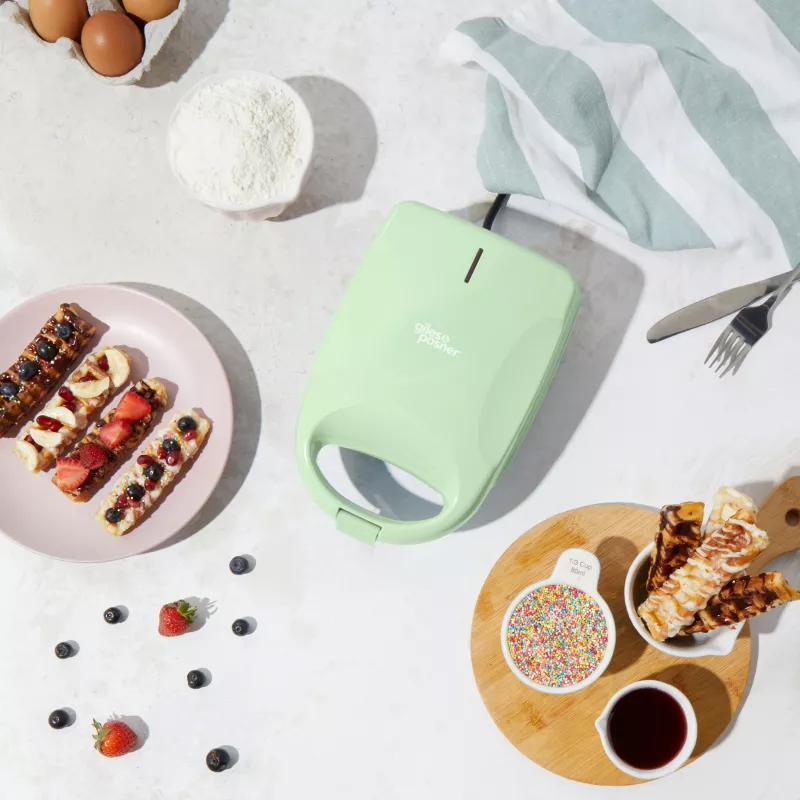 Giles & Posner EK5419NGSGRVDE Stick-Waffeleisen