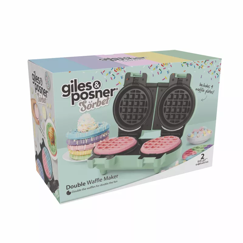 Giles & Posner EK5922GSGRVDE Doppel-Waffeleisen